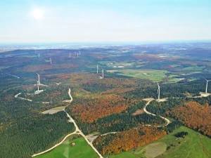 De L'Érable wind farm. Canada