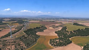 Montes de Cierzo wind farms. Navarre