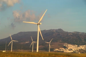 Centrales éoliennes La Herrería et Pasada de Tejeda. Cadix