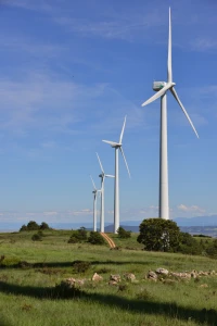 Páramo de Poza wind farms. Castilla-León
