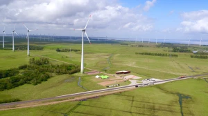 Visitors Center in Osório Wind Farms. Brazil
