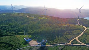 Malpica wind farm. Galicia