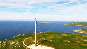 Malpica wind farm. Galicia